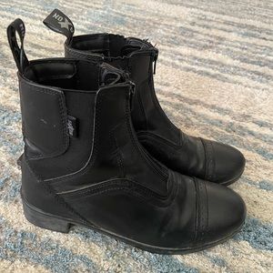 Saxon syntovia zip paddock boots